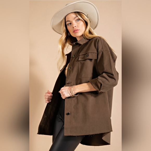 ALL YOU NEED IS LOVE Soft Shirt Jacket - Picture 4 of 5